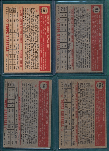 1952 Topps Lot of (17) W/ Hopp