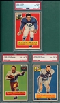 1956 Topps Football Lot of (3) W/ #104 Hart PSA 6