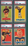 1956 Topps Football Lot of (15) W/ #15 Rogel PSA 5
