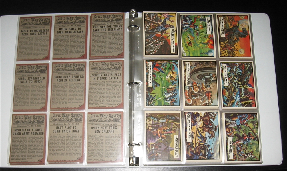 1962 Topps Civil War Complete Set (88)