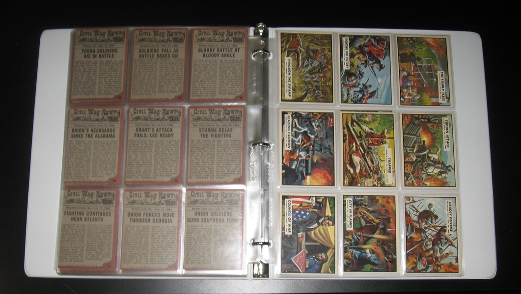 1962 Topps Civil War Complete Set (88)