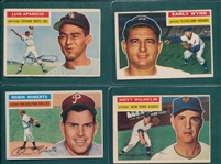 1956 Topps Lot of (4) Hall of Famers W/ Aparicio, Rookie 