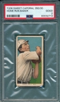 1909-1911 T206 Baker Sweet Caporal Cigarettes PSA 2 