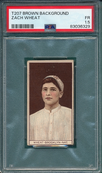 1912 T207 Wheat Recruit Little Cigars PSA 1.5