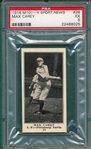 1916 M101-4 #28 Max Carey PSA 5 *Ad Back*