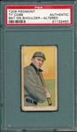 1909-1911 T206 Ty Cobb, Bat On, Piedmont Cigarettes PSA Authentic
