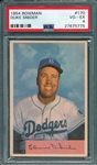 1954 Bowman #170 Duke Snider PSA 4