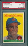 1958 Topps #295 Minnie Minoso PSA 6