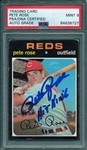 1971 Topps #100 Pete Rose PSA *Autographed*
