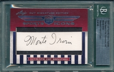 2010 Leaf Sports Icons Monte Irvin, Signature, BVG 