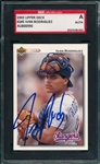 1992 Upper Deck #245 Ivan Rodriguez SGC Authentic *Autographed*