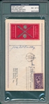 1939 First Day Cover W/ McCarthy PSA/DNA 8 *Autographed*