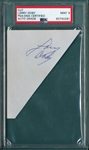 Cut Autograph Larry Doby, PSA/DNA 9 