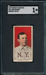 1909-1911 T206 McGraw, Portrait, No Cap, Piedmont Cigarettes, SGC 1