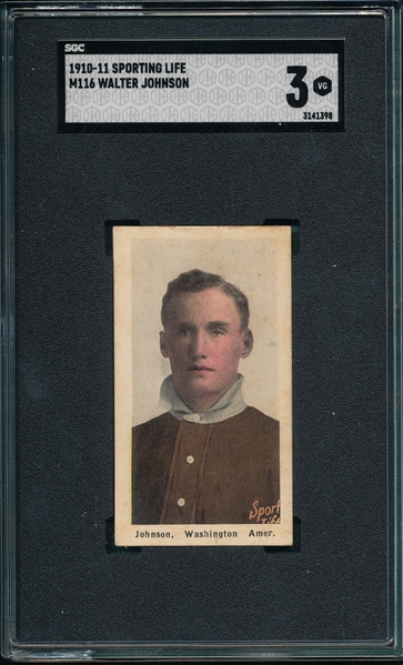 1910-11 M116 Walter Johnson SGC 3