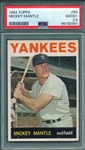 1964 Topps #050 Mickey Mantle PSA 2.5