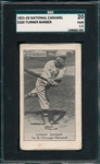 1921-23 E220 Turner Barber National Caramel Co. SGC 20