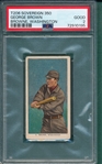 1909-1911 T206 Browne, Washington, Sovereign Cigarettes PSA 2 *SP*