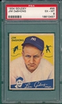 1934 Goudey #96 Jim DeShong PSA 6