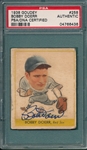 1938 Goudey #258 Bobby Doerr, Signed, PSA/DNA Authentic