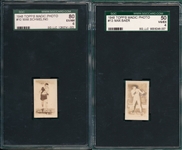 1948 Topps Magic Photo #10 Schmeling & #13 Max Baer, Lot (2), SGC