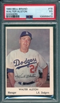 1960 Bell Brand #18 Walter Alston PSA 3 *SP*