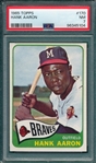1965 Topps #170 Hank Aaron PSA 7