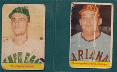 1956 Chicle Peleteros Reyes & Pascual, Lot of (2) *Cuban*