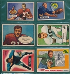1952-55 Bowman/Topps Football Lot of (30) W/ Creekmur