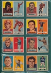 1957 Topps Football Lot of (77) W/ Lane, Rookie