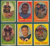 1959 Topps Football Lot of (121) W/ Starr & Unitas