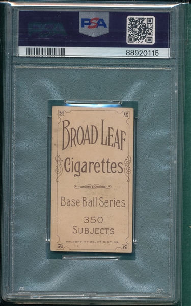1909-1911 T206 ONeil Broad Leaf Cigarettes PSA Authentic