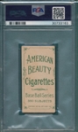 1909-1911 T206 Moriarty American Beauty Cigarettes, PSA 3
