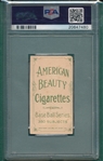 1909-1911 T206 Schmidt, Portrait, American Beauty Cigarettes, PSA 3.5