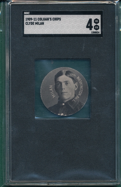 1909 E254 Colgans Chips Milan Stars of the Diamond SGC 4