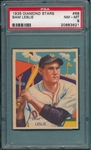 1934-36 Diamond Stars #68 Sam Leslie PSA 8
