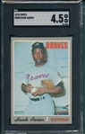 1970 Topps #500 Hank Aaron SGC 4.5
