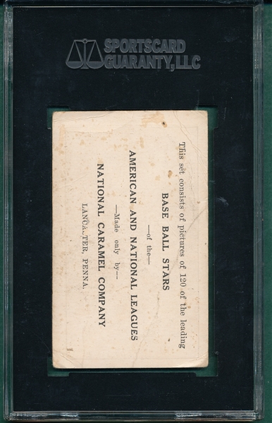 1921-23 E220 Cooper National Caramel Co. SGC 10