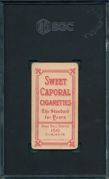 1909-1911 T206 Ty Cobb, Green Portrait, Sweet Caporal Cigarettes SGC 1 *Factory 25*