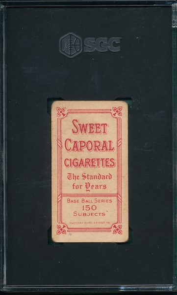 1909-1911 T206 Ty Cobb, Bat On Shoulder, Sweet Caporal Cigarettes SGC 1.5 *Factory 25*