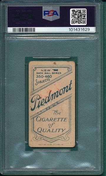 1909-1911 T206 Christy Mathewson, Dark Cap, Piedmont Cigarettes PSA 1.5 (MK)