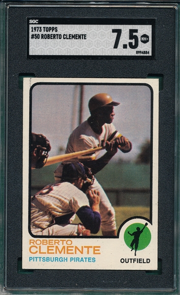 1973 Topps #50 Roberto Clemente SGC 7.5