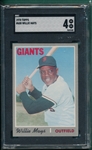 1970 Topps #600 Willie Mays SGC 4