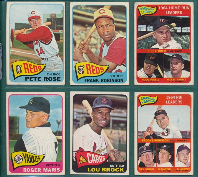 1965 Topps Baseball Near Set (584/598) 