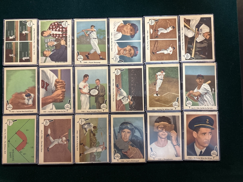 1959 Fleer Ted Williams Complete Set (80) W/ #68 PSA 4