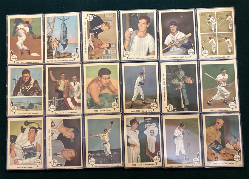 1959 Fleer Ted Williams Complete Set (80) W/ #68 PSA 4