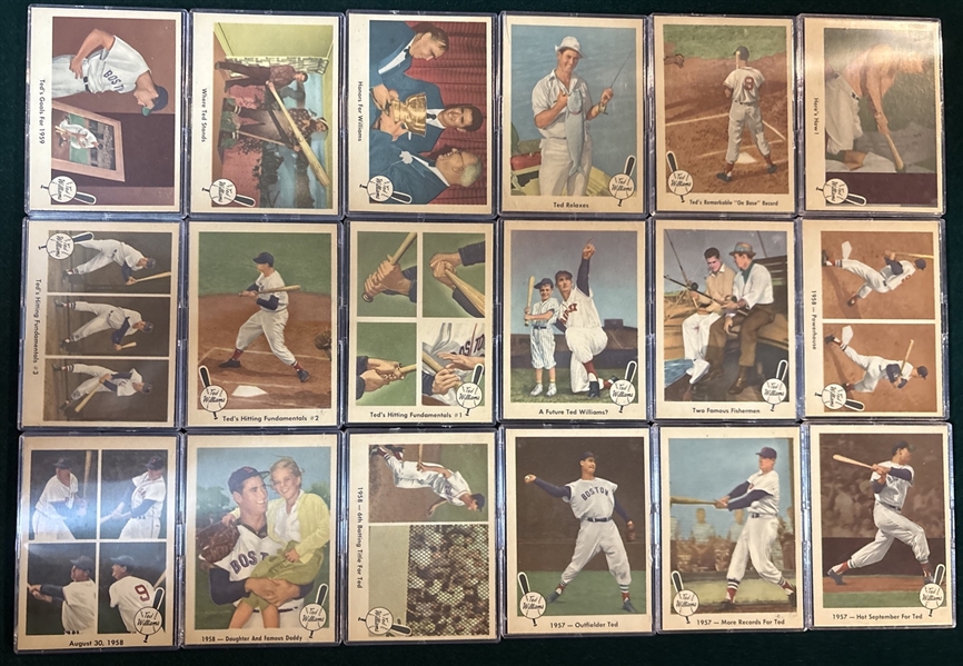 1959 Fleer Ted Williams Complete Set (80) W/ #68 PSA 4
