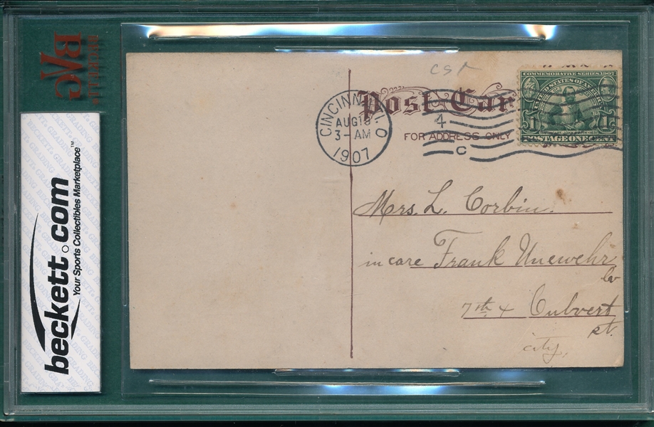 1907 Morgan Belt PC Miller Huggins BVG 4