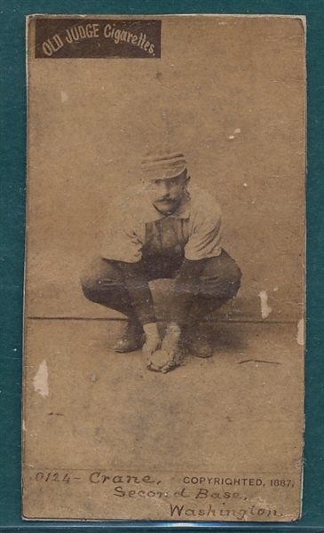 1886-89 N172 97-2 Sam Crane Old Judge Cigarettes