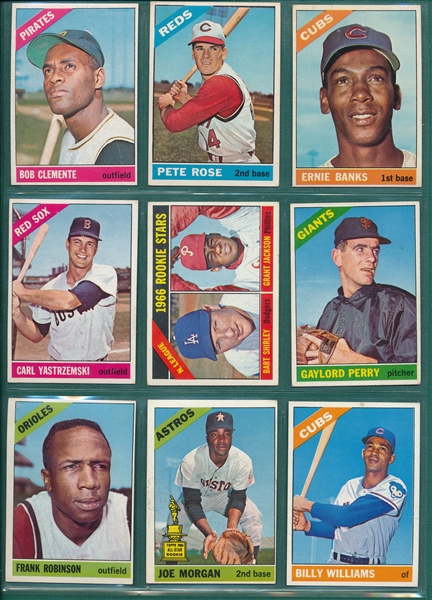 1966 Topps Baseball Near Set (591/598) 